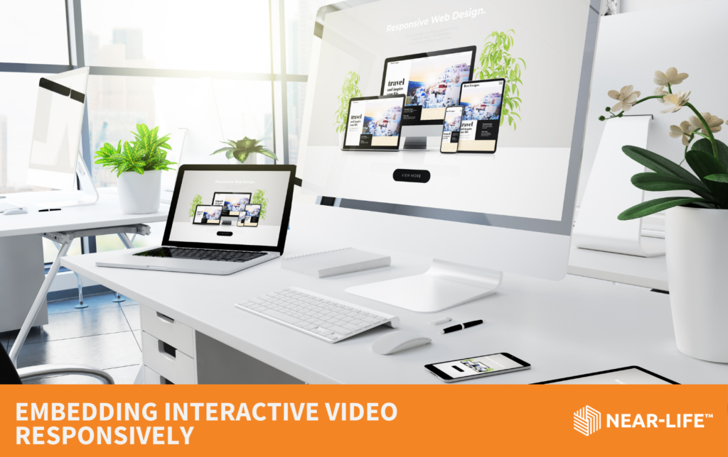 How to embed Near-Life interactive video responsively on your WordPress website