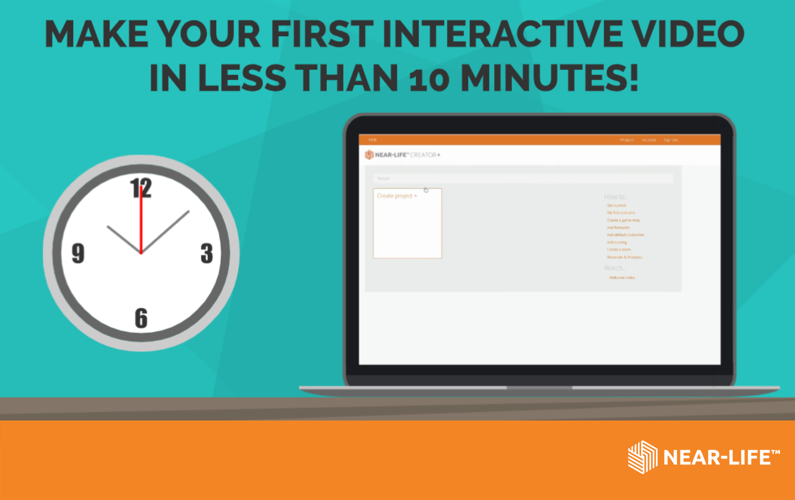 Graphic image on how to create an interactive video