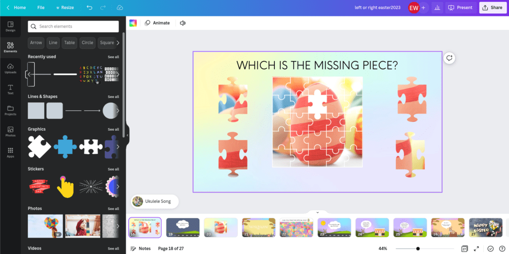Canva and Near-Life - How I made an interactive Easter Game - Near-Life