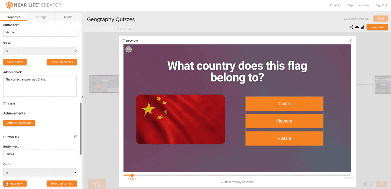 How to create an interactive quiz using Canva - Near-Life